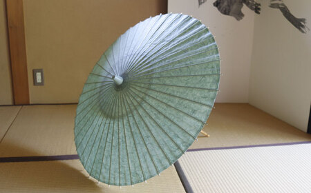 日傘 日傘 雲竜柄和紙 あさぎ色 [ANBX010] 日傘