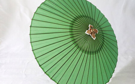 和傘 蛇の目傘 無地（若草） [ANBX005] 和傘