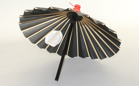 和傘 装飾用ミニ和傘 信長家紋入り [ANBX006] 和傘
