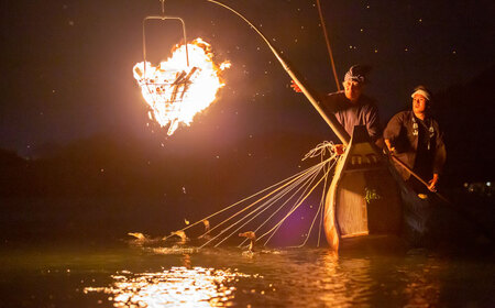 【通常日】チケット 長良川の鵜飼観覧乗合船招待券 1名様分 [ANBA005] チケット