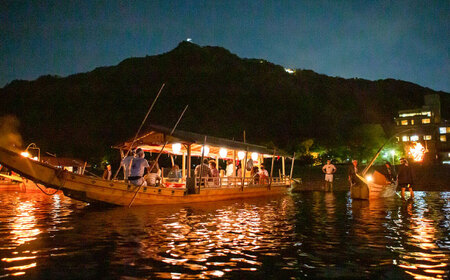 【通常日】チケット 長良川の鵜飼観覧乗合船招待券 1名様分 [ANBA005] チケット