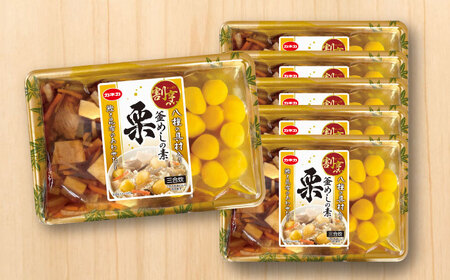 割烹 釜めしの素 栗（473g）×6 ご飯 お手軽 時短 岐阜市/カネカ食品 [ANCE014]