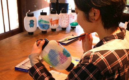 提灯 いちから作るミニぎふ提灯（シングル） [ANAG003] 提灯