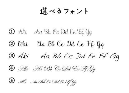 【名入れオーダー】ブルミア 誕生花が咲き続けるポーチ Mサイズ チャーム付き