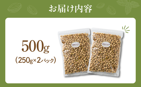 素焼き ピスタチオ 500g （250g × 2袋） 