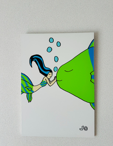 絵画『さかなとにんぎょ』