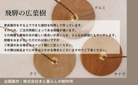 【国産広葉樹のペンダントライト】 おしゃれ 人気 おすすめ 新生活 国産 天然木 シンプル　ヒダコレ家具　HIDA COLLECTION  GF014