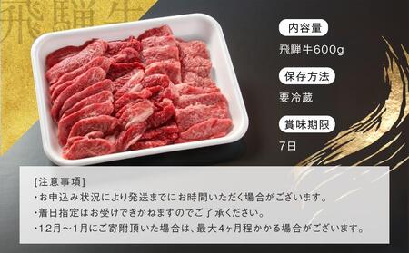 訳あり A5等級 飛騨牛 焼肉 切り落とし600g | 牛肉 黒毛和牛 BBQ 肉料理 ブランド牛 不揃い 株式会社岩ト屋 HF040〔飛騨牛国産　飛騨牛和牛　飛騨牛ブランド　飛騨牛黒毛和牛〕