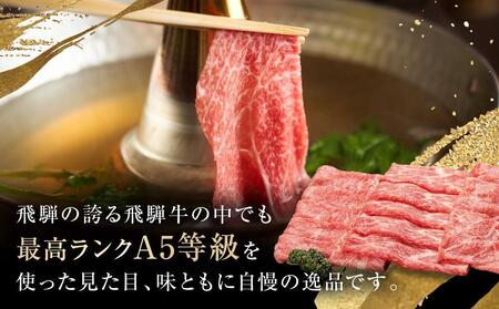 【1月発送】A5等級 飛騨牛 モモ しゃぶしゃぶ 500g |黒毛和牛 鍋 年末年始 正月 おすすめ 人気 有限会社ながせ食品 FH023VC01