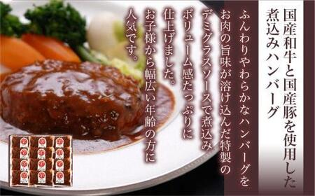 洋風煮込み ハンバーグ 12個セット キッチン飛騨 年内発送 飛騨ハム CQ007VC13｜高山市 ハンバーグ