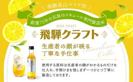 バンカンチェッロ180ml | 和製リキュール 河内晩柑 アルコール 酒 サワー 有限会社森瓦店 MM022