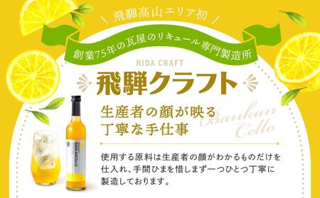 バンカンチェッロ500ml 6本セット | 和製リキュール 河内晩柑 アルコール 酒 サワー 有限会社森瓦店 MM024