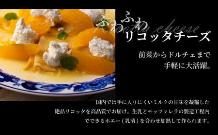 飛騨生乳100％ モッツァレラ1個 & リコッタ3個セット | セット チーズ 冷蔵 濃厚 低温殺菌 乳製品 おいしい 人気 チーズ工房トリデンテ LF012