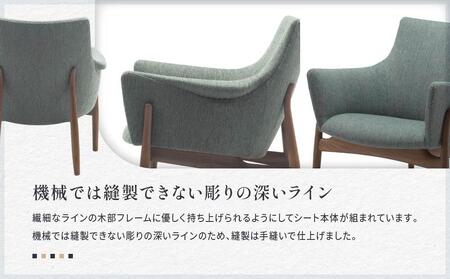 イージーチェア（JUN-01/WN/FKJ139）1脚 | イス ソファ 一人用 デザイン おしゃれ 北欧家具 デンマーク 飛騨高山 キタニジャパン GP015