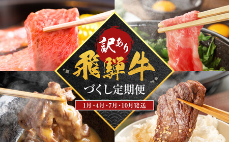 【訳あり】飛騨牛づくし定期便【1月・4月・7月・10月発送】 | 黒毛和牛 和牛 肉 牛肉 切落し 小分け 肉の匠家 BV105