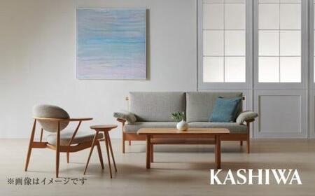KASHIWA】エッグテーブル ウォールナット材 サイドテーブル 飛騨の家具 