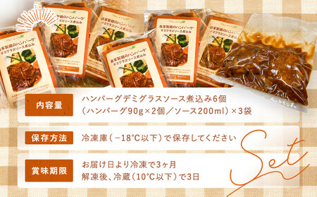 自家製鶏肉＆飛騨牛ミンチのハンバーグ 森のたまご農園 LW007｜ハンバーグ