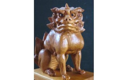 木彫 一刀彫 狛犬 数量限定】飛騨一位一刀彫 狛犬 吽形 | 伝統工芸品 いちい イチイ 一位