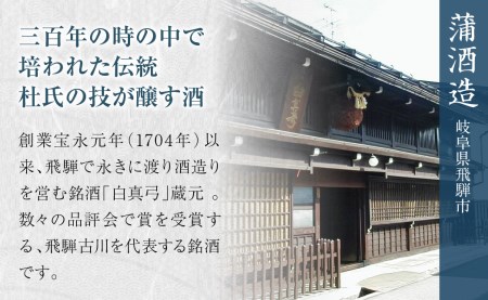 蒲酒造 児島屋長右衛門 純米大吟醸 720ml 日本酒 お酒 飛騨高山 FR029