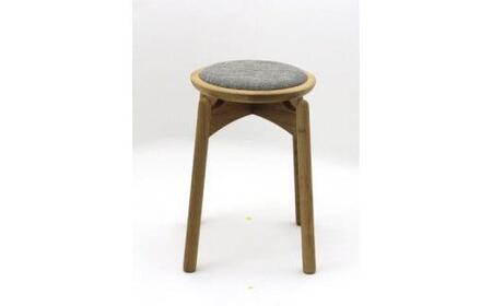 シズクルスツール OAK／布座P-AKスツール イス 椅子 飛騨の家具 飛騨家具 木馬舎 AY024