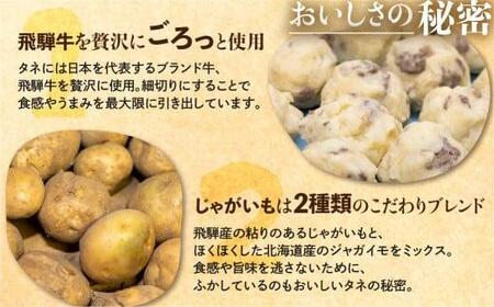 ひだコロッケ 飛騨牛コロッケ 120g×10個  レンジ   揚げ調理済 手作り 揚げ物 フライ  惣菜 冷凍食品 洋風総菜 揚げ物 シェア 自然解凍可 飛騨高山 FU001