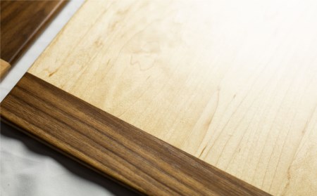 TaKuMi Craft 木製ランチョンマット メープル ブラックウォールナット 45cm×30cm 天然木 無垢材 無着色 キッチン用品 ランチプレート シンプル 珍しい ランチマット 飛騨高山 匠館 d149