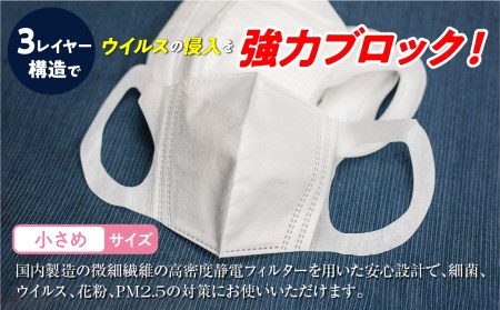 マスク  3Dサージカルマスク　小さめサイズ　60枚入　子供用 子供 平和メディク 国産 日本製 サージカルマスク 不織布マスク 使い捨て  不織布 立体 小さめ 女性用 日本製 60枚  TR3211 