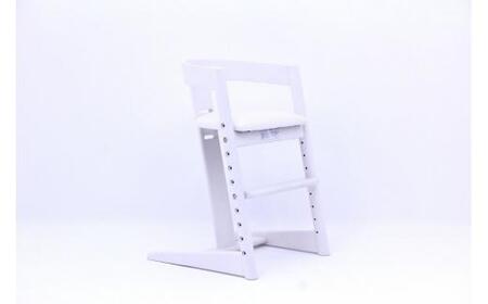 プレディクトチェア WH/皮革風WH　子供椅子 キッズチェア 学習机 ダイニングチェア 飛騨の家具 飛騨家具 木馬舎 AY004