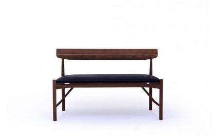 シズクルベンチ1200 WN／本革ブラックダイニングチェア 飛騨の家具 飛騨家具 木馬舎 AY039