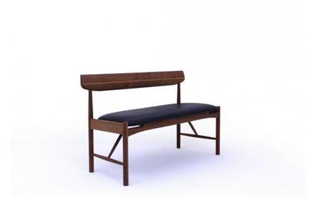 シズクルベンチ1200 WN／本革ブラックダイニングチェア 飛騨の家具 飛騨家具 木馬舎 AY039