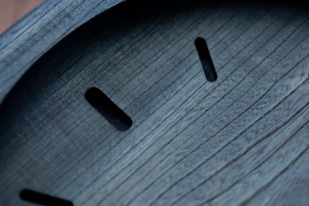 【nokutare】 掛け時計 sizuku ( インディゴ ) 大 時計 壁掛け 時計 木工 藍色 コンパクト シンプル 木の時計 天然木 ノクターレ TR4510