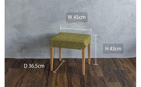 【shirakawa】スツール ナラ材 | 椅子 イス 天然木 シンプル リビング 玄関 寝室 家具 飛騨の家具 飛騨高山 匠館 BL018