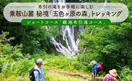 2025・26年度シーズン 乗鞍山麓 秘境「五色ヶ原の森」トレッキング ショートコース「雌池布引滝コース（所要2時間）」大人2名分 | 観光 森 自然 ガイド 案内 ツアー トレッキング 飛騨高山 乗鞍山麓五色ヶ原の森 MK005