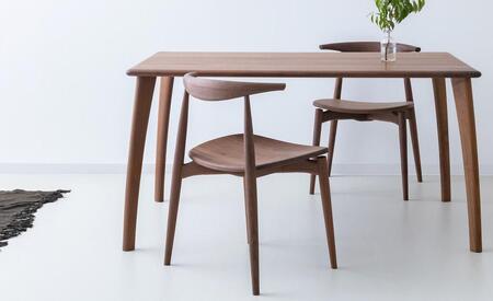 ダイニングチェア DC-09 (板座) ハーフアーム ２脚セット｜ 椅子 木製 チェア ダイニングチェア イス 無垢材 天然木 ブラックウォルナット 食卓椅子 木製チェア 飛騨の家具 雉子舎 AP006 | ファニチャー 人気 おすすめ 送料無料