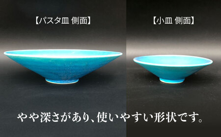 【美濃焼】 パスタ皿 ・ 小皿 各2枚 計4点 (マット) 【東山窯】食器 深皿 [TDU023]