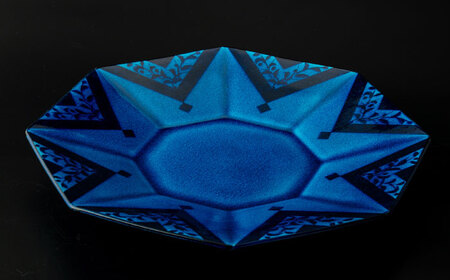 【美品】美濃焼　幸兵衛窯　八角皿 八角皿 19・24・29cm（青）インディゴ 幸兵衛窯 磁器 美濃焼 和食器