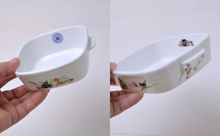 【美濃焼】 保存容器 L/S 2点 セット アニーブン キャッツシリーズ 【ゼルポティエ】[TEV002]