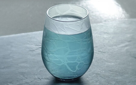MINAMOグラス ブルー 【マンモスハウス合同会社】 フリーグラス 酒器 食器 [TEW012]