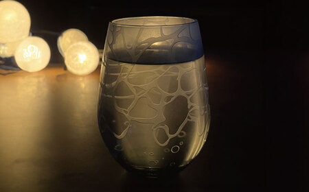 MINAMOグラス ブラック 【マンモスハウス合同会社】 フリーグラス 酒器 食器 [TEW013]