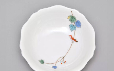 小鳥の詩 三つ組小鉢  多治見市 / 香蘭社 陶磁器 ボウル 鉢[TDY053]