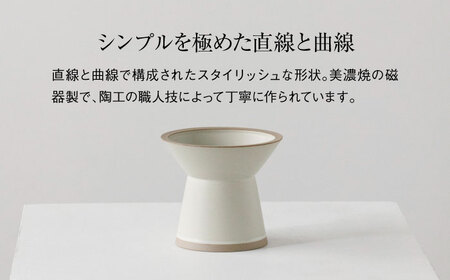 【美濃焼】 TAJIMI/food bowl ホワイト ネコ用 フードボウル ペット 多治見市 / アペックスハート[TAB022]