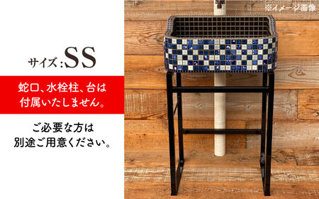 【美濃焼】 タイルシンク 金魚B SSサイズ （light-SS-0040）多治見市 / 作善堂[TCJ022]