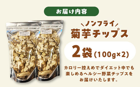 菊芋チップス 200g 乾燥菊芋 野菜チップス ノンフライ 多治見市 / 諏訪農林[TDO008]