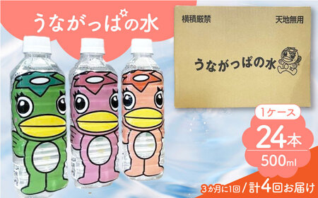 【4回定期便】 うながっぱの水 1ケース（ 500ml ペットボトル × 24本 ） 15 多治見市 /多治見市観光協会 ミネラルウォーター 備蓄[TAQ016]