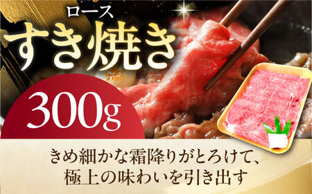 《冷蔵》 【A5等級】 飛騨牛 ロース すき焼き 300g 多治見市 / 肉の沖村 A5 牛肉 ギフト 贈り物[THI005]