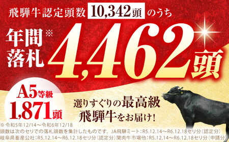【A5等級】 飛騨牛 サーロインステーキ用 1.25kg(約250g×5枚) 多治見市 / 飛騨牛の丸明 冷凍 和牛 赤身 霜降り 希少部位[THL009]