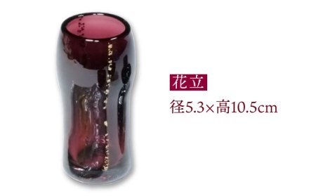 【美濃焼】仏具 5点セット ガラスの佛具 『パープル』 多治見市/佐々木陶器  仏具 セット モダン シンプル 法具 仏壇飾り 手作り お供え 飾り インテリア おしゃれ 個性 上品 上質 手作り 贈答 贈り物 送料無料 [TAJ022]