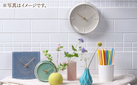 陶磁器製掛け時計 GLAZED CLOCK 『青海鼠釉』【杉浦製陶】 インテリア 雑貨 おしゃれ [TAO006]