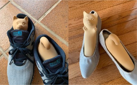 【美濃焼】くつ乾かす ワンちゃん 『ベージュ』【丸健製陶】 雑貨 靴 除湿 消臭 抗菌  [TAY001]