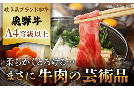 【飛騨牛】A4等級以上 ロース 肩ロース すき焼き用 500g 多治見市/肉の丸長 和牛 ブランド牛 国産 飛騨牛 お肉 肉 ロース ロース肉 牛ロース すき焼き しゃぶしゃぶ うす切り  多治見 岐阜県 ギフト プレゼント 贈答 贈り物 送料無料   [TAZ006]